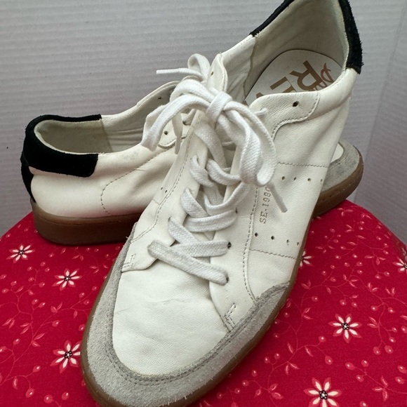 SAM EDELMAN Reve SE 1980 Women White Casual Leather/Suede Tennis Shoes-Size 7.5 - Picture 11 of 12